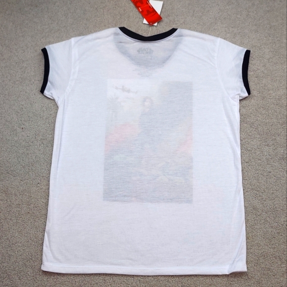 Star Wars Rogue One White Graphic T Shirt | Junior's Large - Picture 9 of 10